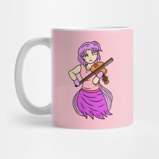 Cute violin girl Mug